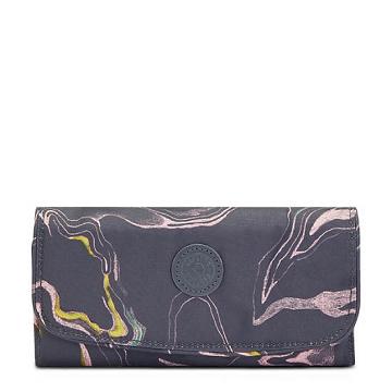 Kipling Money Land Printed Snap Wallet Lommebok Grå | NO 1033TC